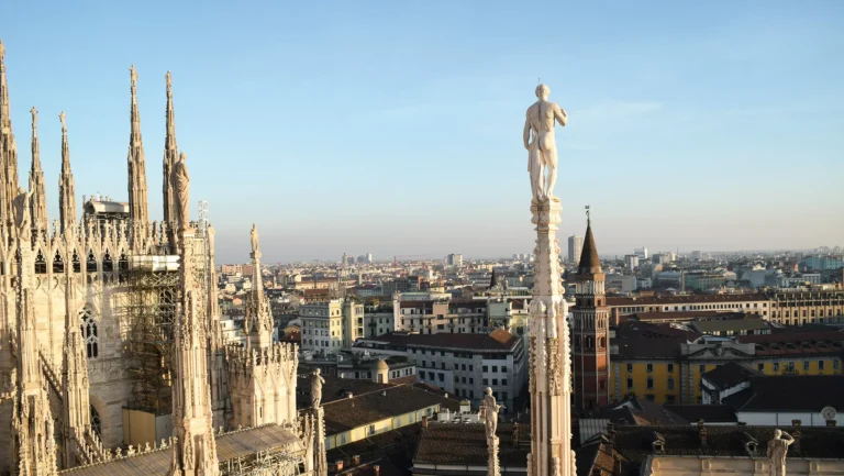 Les toits du Duomo de Milan