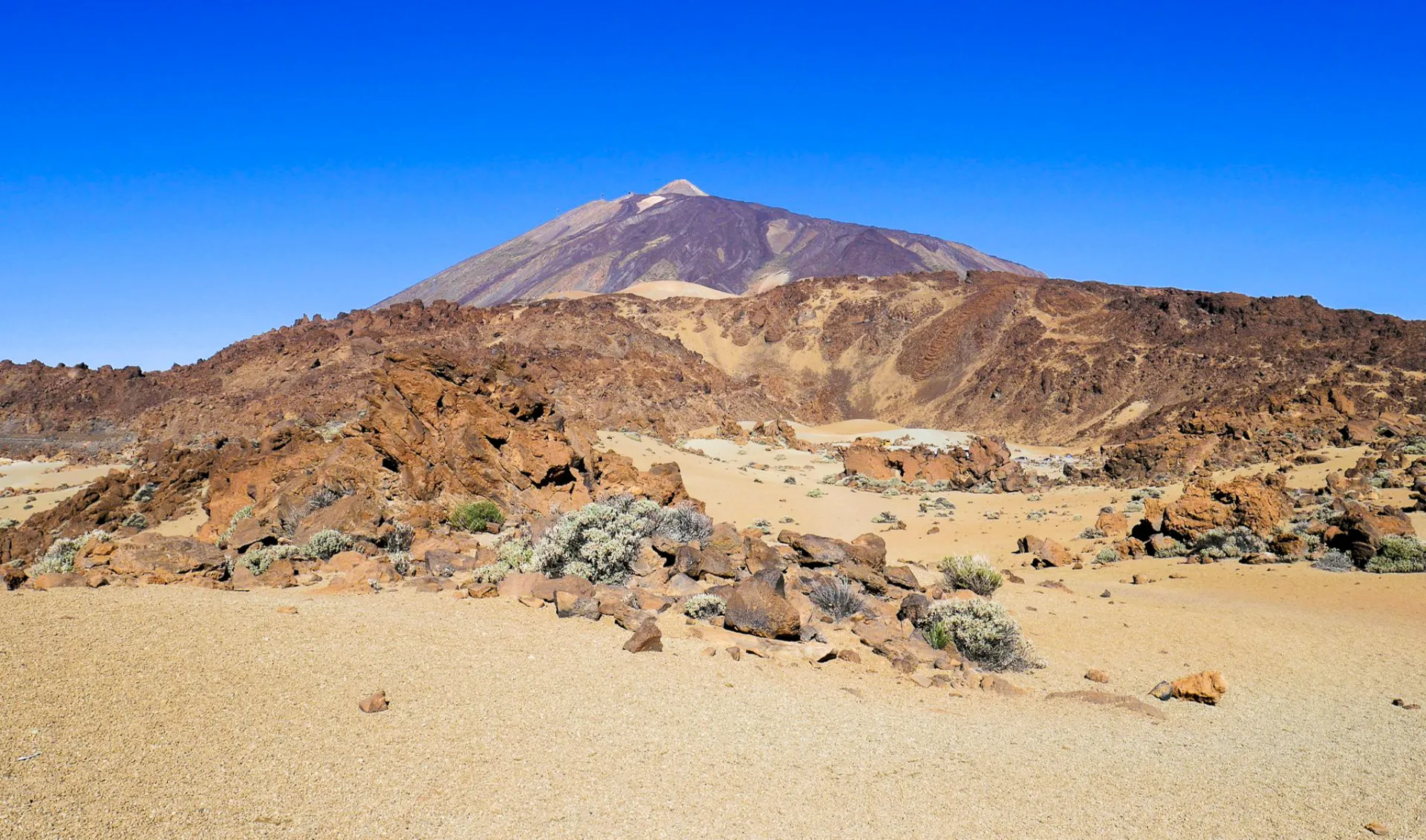 Vue du Teide depuis le parc national du Teide à Tenerife